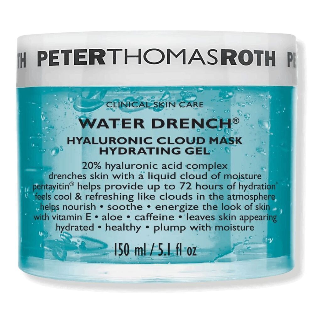 Peter Thomas Roth Water Drench Hyaluronic Cloud Mask Hydrating Gel 5.1 oz New